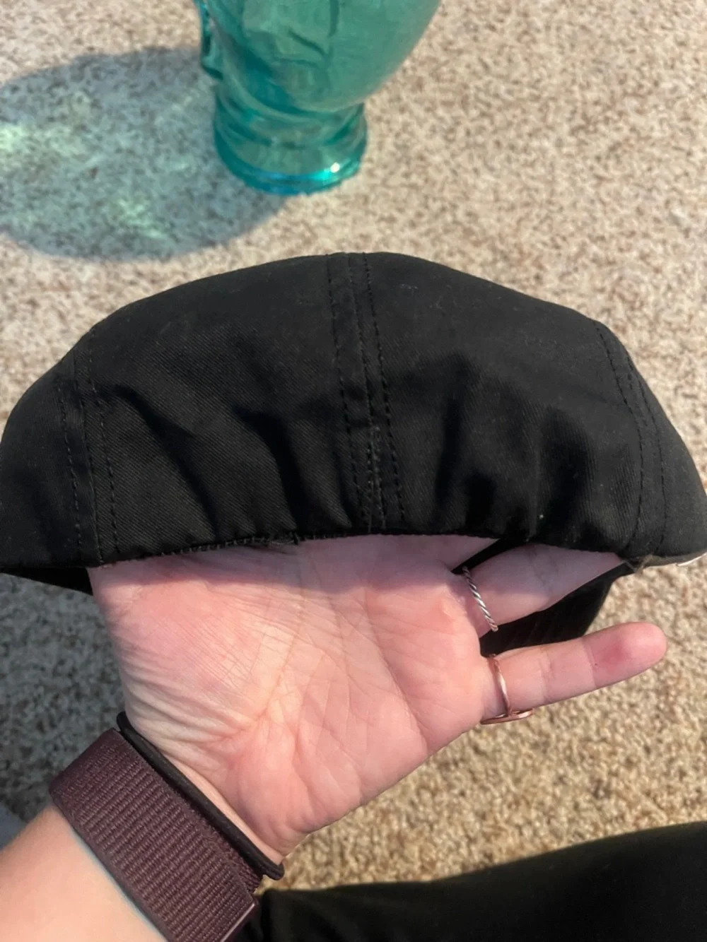 Vintage Black Warner Brothers Daffy Duck  Hat